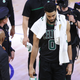 Jayson Tatum after a wild night in San Francisco.